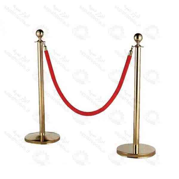 پایه راهبند تشریفاتی طلایی