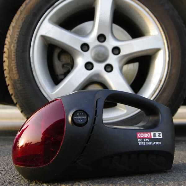 پمپ باد لاستیک خودرو COIDO 3358 چند منظور 12 ولت