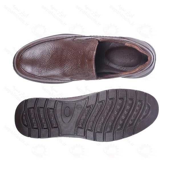 کفش اداری تمام چرم مدل هیرا برند ترن رنگ قهوه ای