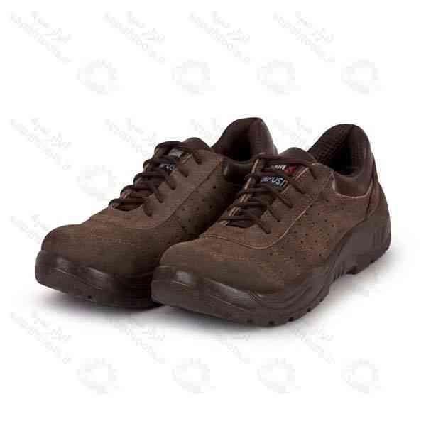 کفش ایمنی اندیشه مدل پاور کوتاه رنگ قهوه ای