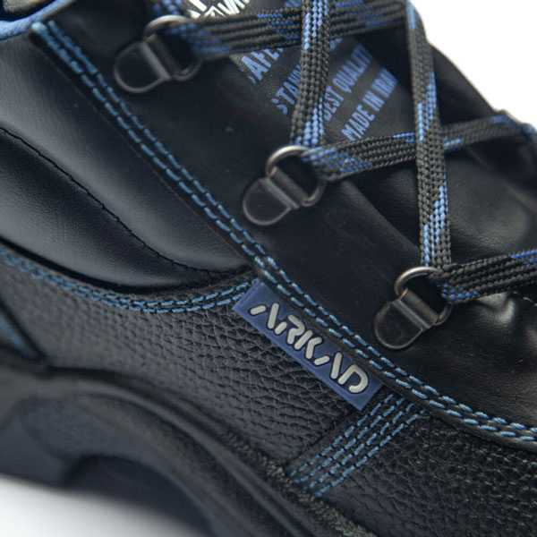 کفش ایمنی ساق بلند مدل آرکاد یحیی YAHAY با سرپنجه فولادی مشکی