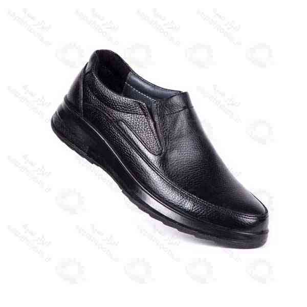 کفش اداری سناتور بدون بند تمام چرم محشر تبریز