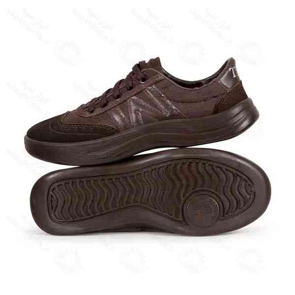 کفش ایمنی مدل تایگر برند اندیشه رنگ قهوه ای بندی