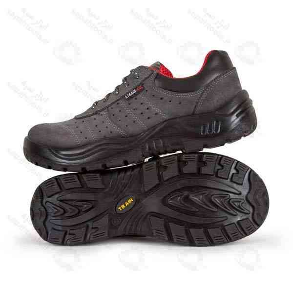 کفش ایمنی اندیشه مدل پاور کوتاه رنگ طوسی