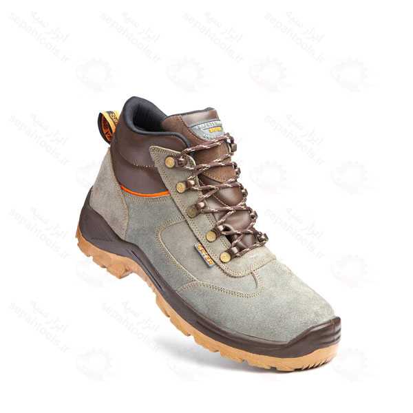 کفش ایمنی چرم طبیعی گاوی مدل ساکو برند ساتر SATER