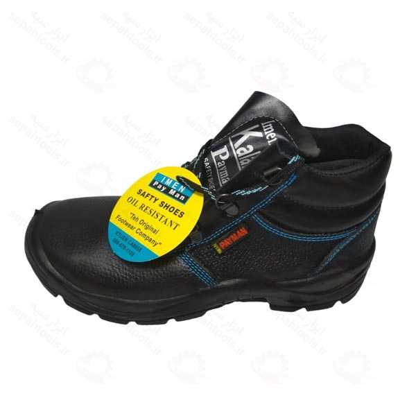 کفش ایمنی چرمی PAYMAN مدل کلانتر مشکی