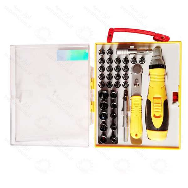 مجموعه 35 عددی پیچ گوشتی جغجغه ای جولی