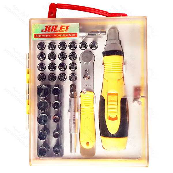 مجموعه 35 عددی پیچ گوشتی جغجغه ای جولی