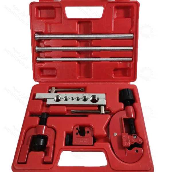 مجموعه پرچ کن و لوله بر مسی 9 پارچه