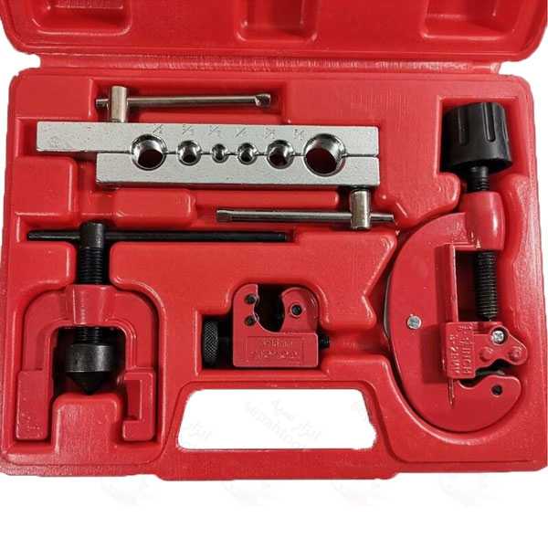 مجموعه پرچ کن و لوله بر مسی 9 پارچه