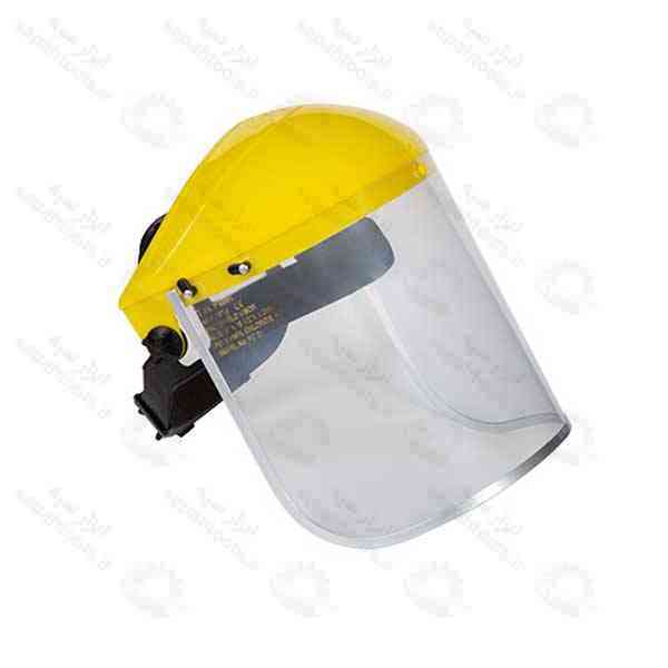 شیلد صورت تک پلاست با محافظ آلومینیوم | شیلد محافظ صورت سفید
