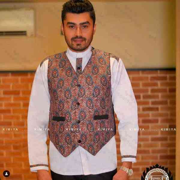 پیراهن و جلیقه کیمیا مدل پاشا