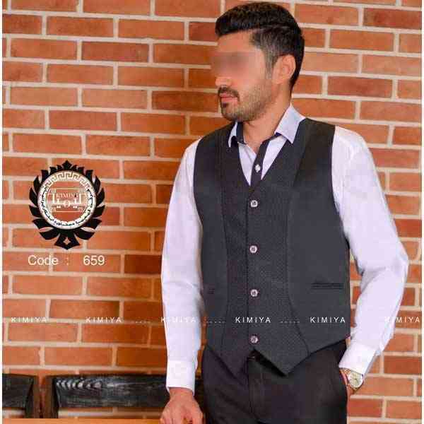 پیراهن و جلیقه رستورانی کیمیا مدل چلیپا