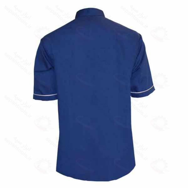 روپوش آشپزی آبی دکمه ای