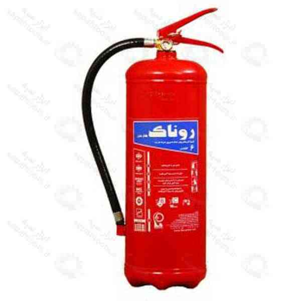 کپسول آتش نشانی پودر و گاز 6 کیلوگرمی روناک