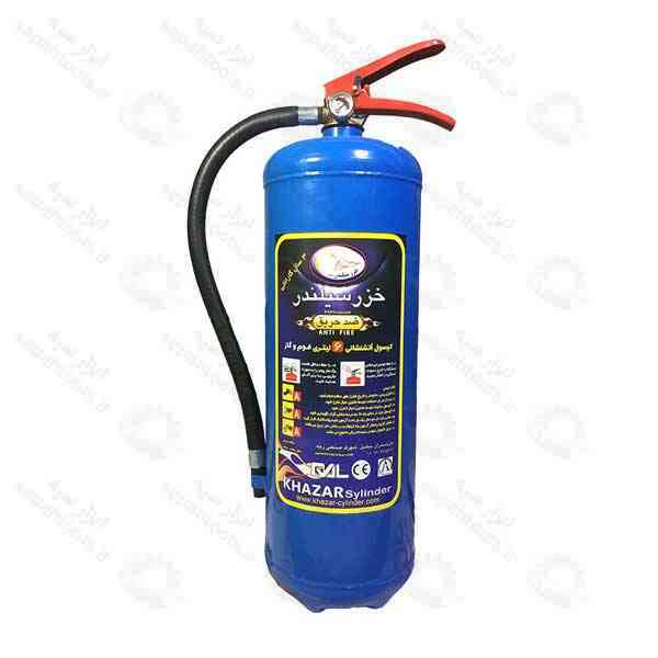 کپسول آتش نشانی 6 لیتری فوم و گاز خزر سیلندر