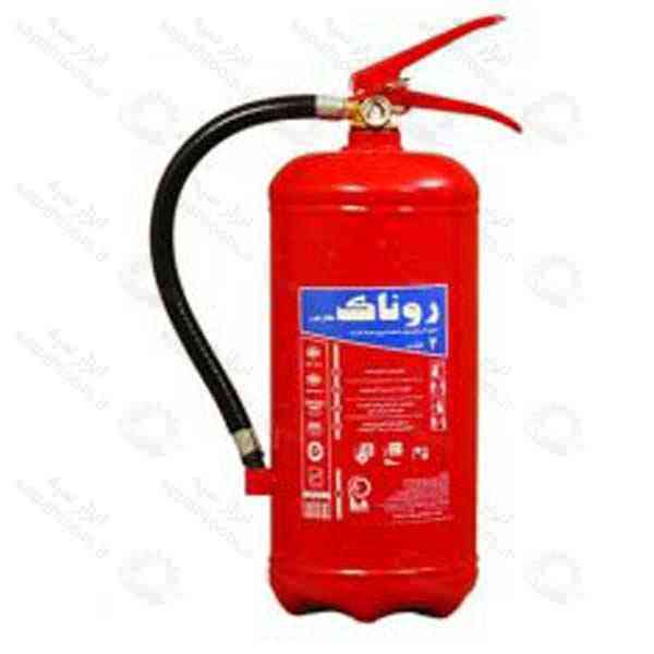 کپسول آتش نشانی پودر و گاز 4 کیلوگرمی روناک