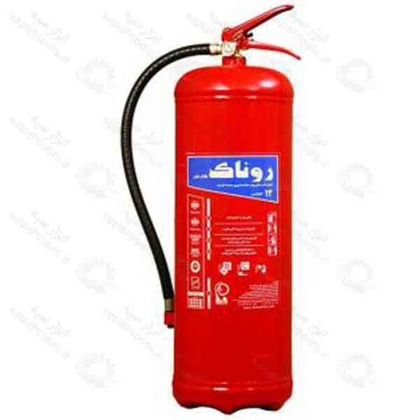 کپسول آتش نشانی پودر و گاز 12 کیلوگرمی روناک