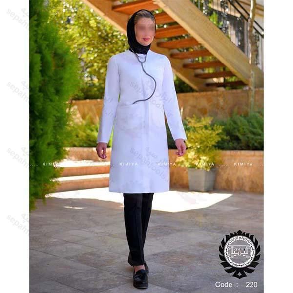 روپوش پزشکی کیمیا طرح گلسا کد 220