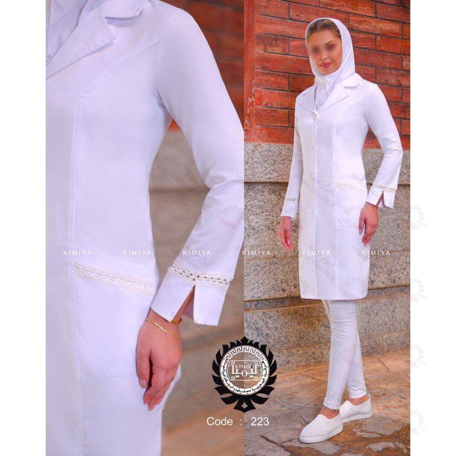 روپوش پزشکی کیمیا طرح آیناز کد 223