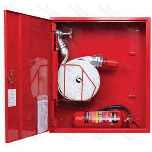 جعبه آتش نشانی با شلنگ و نازل