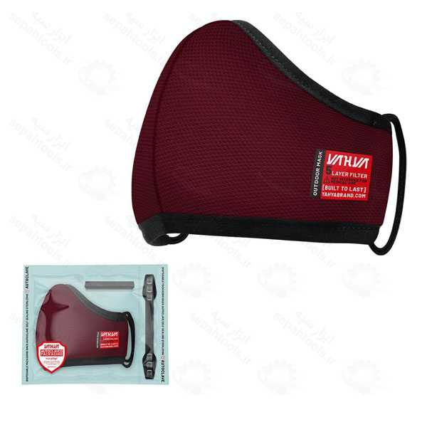 ماسک فضای باز بسته بندی تکی کامل استریل کد 299 یحیی (6 رنگ)