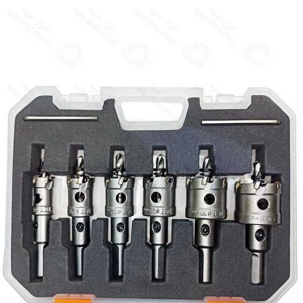 مجموعه 6 عددی مته گردبر الماسه