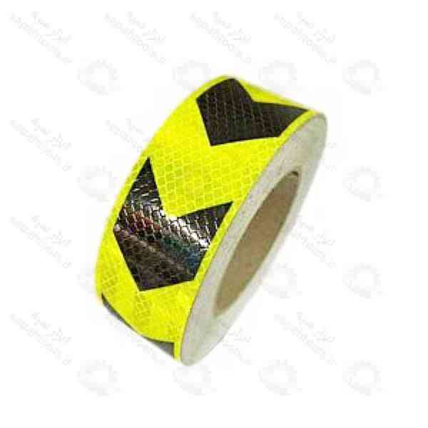 نوار خطر شبرنگ زرد و مشکی، نوار هشدار شبرنگ، نوار خطر لونه زنبوری