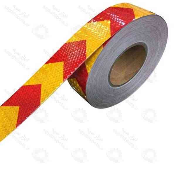 نوار خطر طرح لانه زنبوری، نوار هشدار شبرنگ، نوار خطر PVC