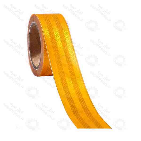 نوار خطر، نوار خطر شبرنگ، نوار هشدار شبرنگ، نوار خطر زرد