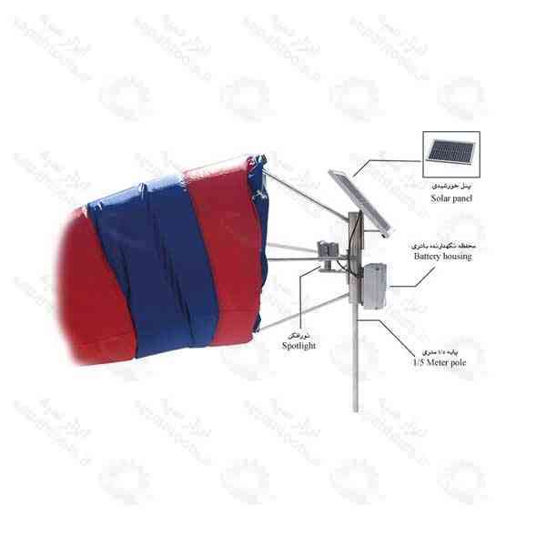 پایه بادنمای استیل سولار پرشین