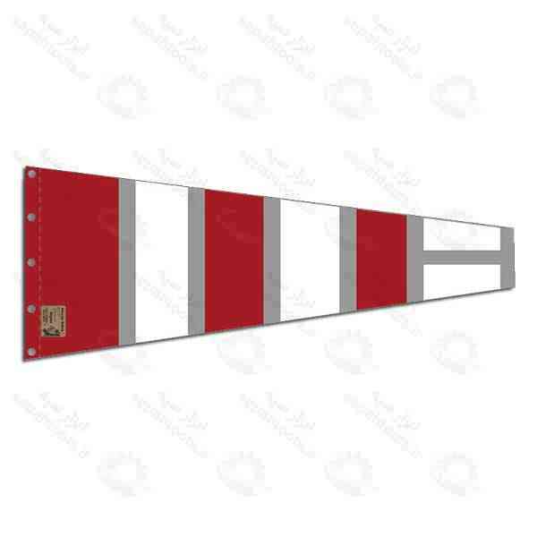 پارچه بادنمای تمام شبرنگ قرمز سفید پرشین