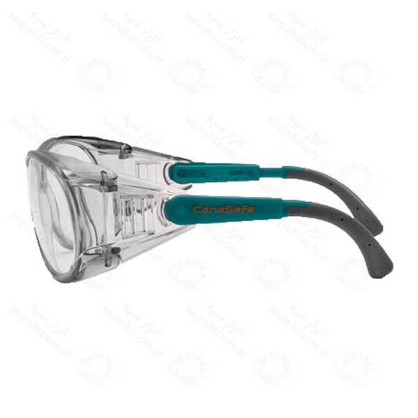 عینک ایمنی مدل ICARO برند کاناسیف CanaSafe رنگ سفید