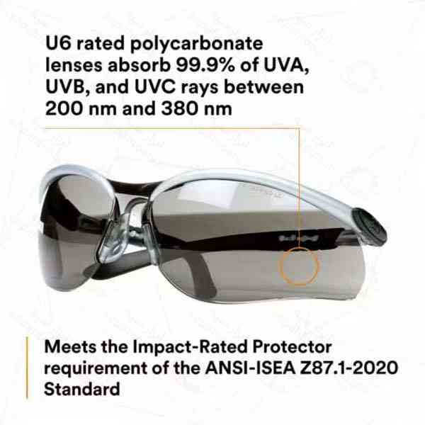 عینک ایمنی 3M مدل 11381 ضد مه و ضدخش