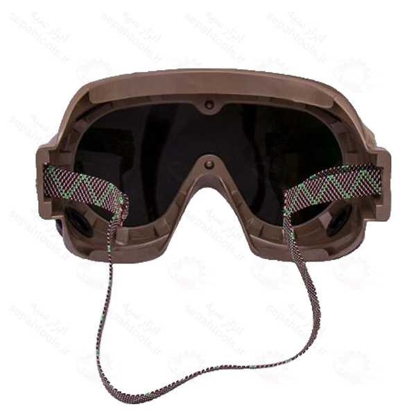 عینک جوشکاری گاگل رنگ قهوه ای