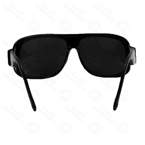 عینک ایمنی جوشکاری بغل دار رنگ دودی