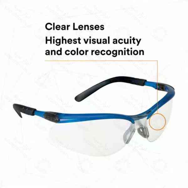 عینک ایمنی لنز ضد مه شفاف 3M مدل 11471