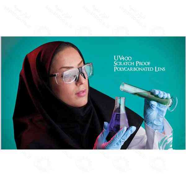 عینک ایمنی دوجداره پرشین سیفتی مدل ایزوک