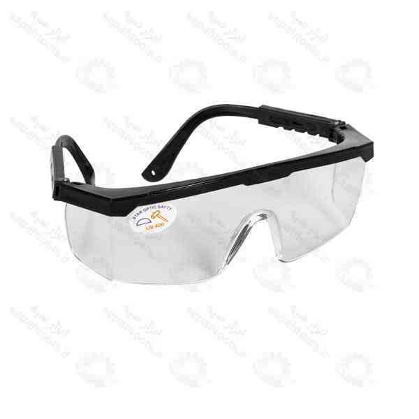 عینک یو وی سفید تک پلاست، عینک ایمنی UV، عینک تراشکاری