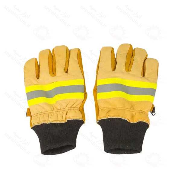 دستکش آتش نشانی چرمی JJXF مدل PTFE Surface