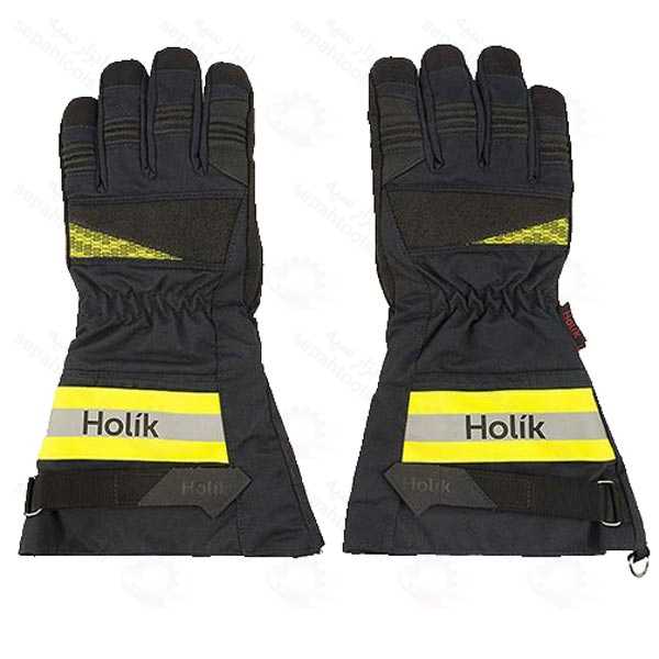 دستکش آتش نشانی مدل مرسدس 8018 برند هالیک Holik