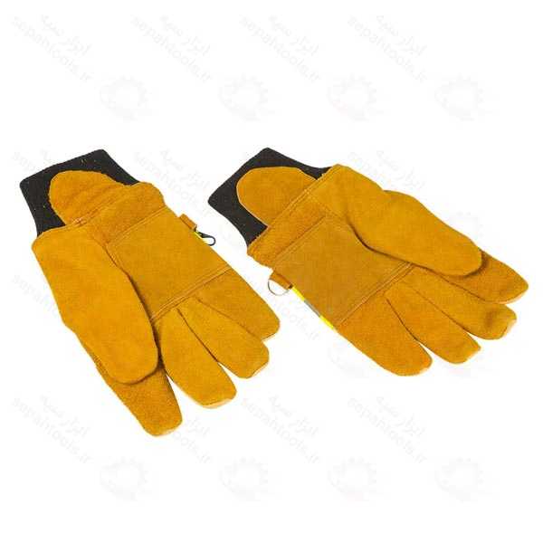 دستکش آتش نشانی چرمی JJXF مدل PTFE Surface