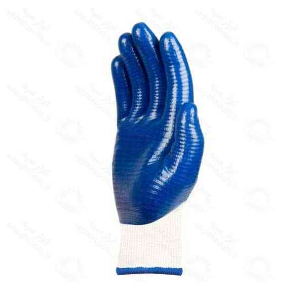 دستکش صنعتی تمام نیتریل شیاری سیگما کد 344