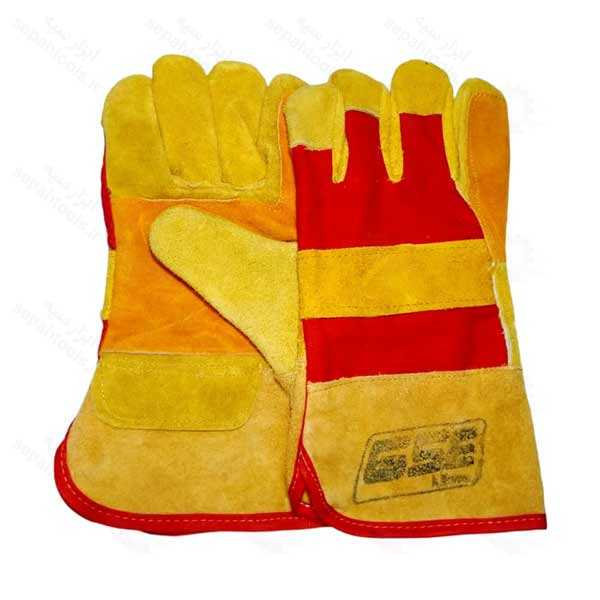 دستکش کف دوبل چرمی GSE