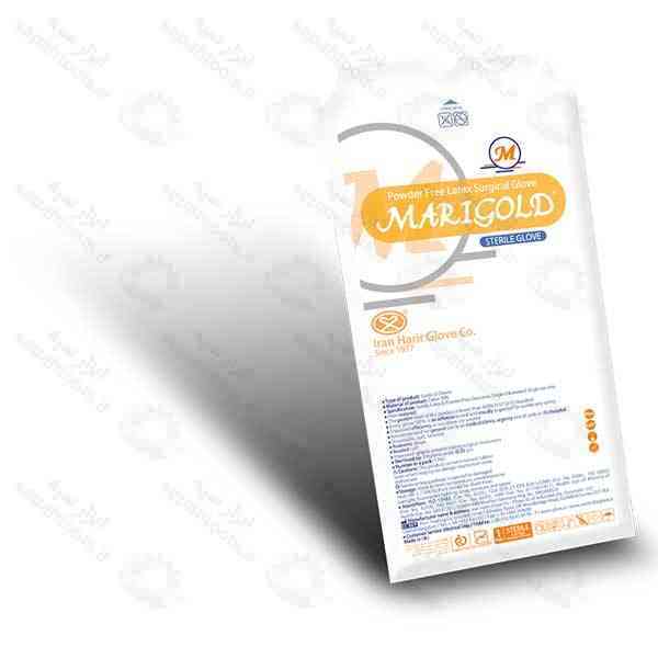 دستکش جراحی ماری گلد لاتکس بدون پودر