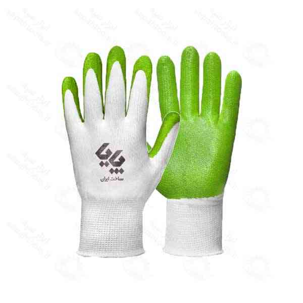 دستکش کار ایرانی کف مواد پایا