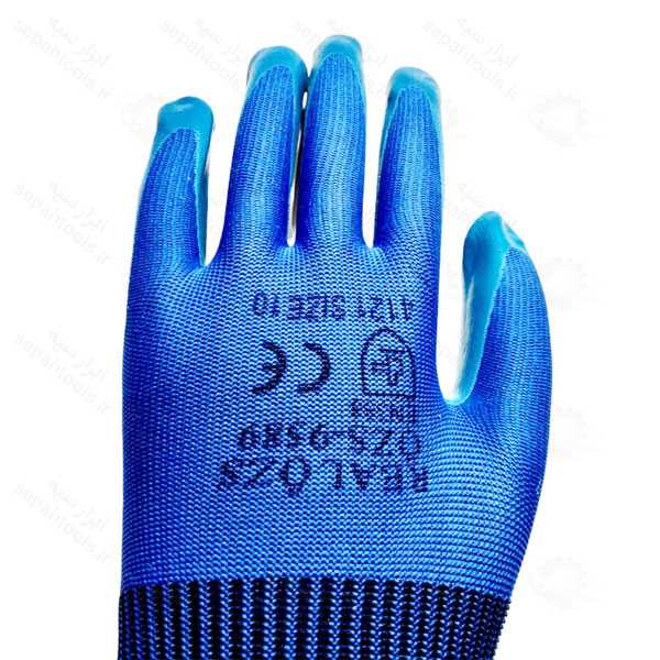 دستکش ایمنی کف لاستیکی نیتریل پاکستانی