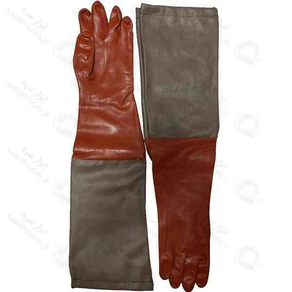 دستکش ضد اسید بلند تا کتف