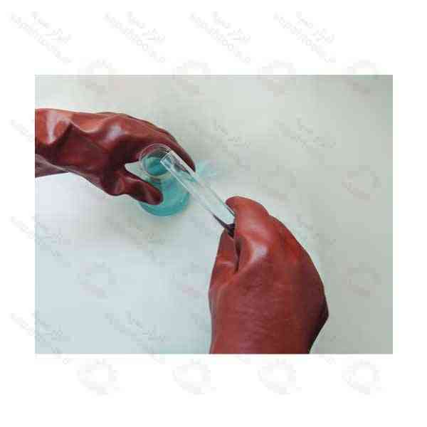 دستکش ایمنی عایق مواد شیمیایی برند پوشا کد PHN40