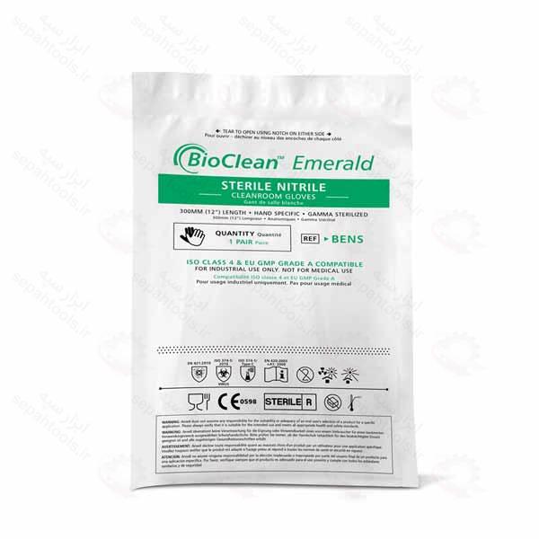 دستکش ایمنی انسل مدل BioClean Emerald BENS